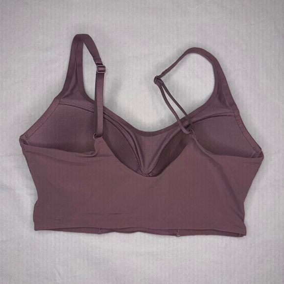 Mauve Victoria's Secret No Wire Long Line Bra - Picture 2 of 4